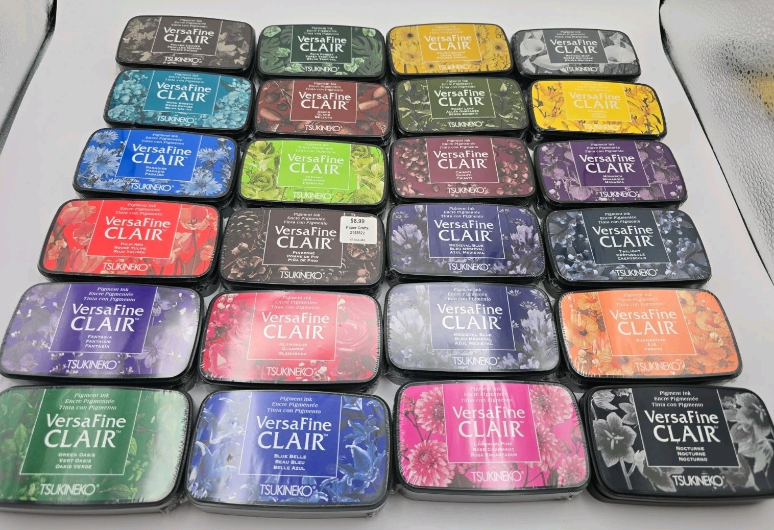 Lot Of 24 Tsukineko Versa Fine Clair Pigment Ink Pads 23 Sealed 1 Open