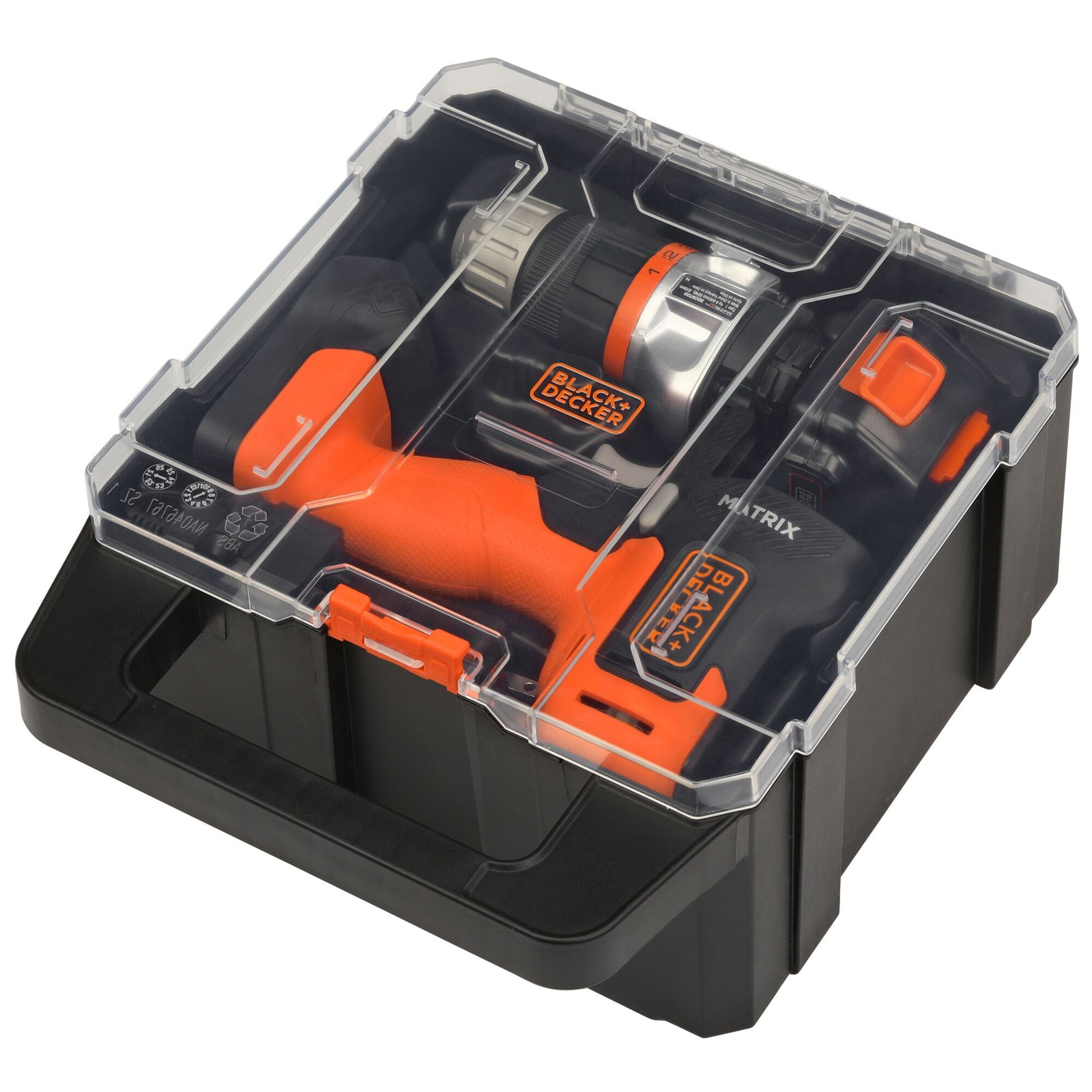 BLACK+DECKER MATRIX™ 20V MAX* Drill Kit with Storage Case - BDCDMT120CSTFF