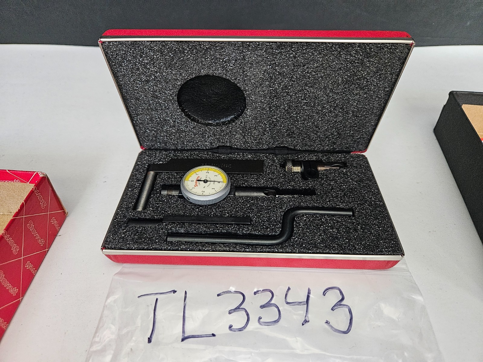 STARRETT #711T1SZ LAST WORD DIAL TEST INDICATOR .0001" RANGE (TL3343)