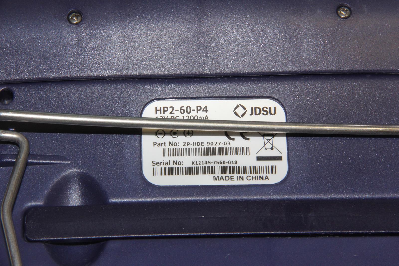 JDSU HP2-60 Optical Power Meter with No Accessories
