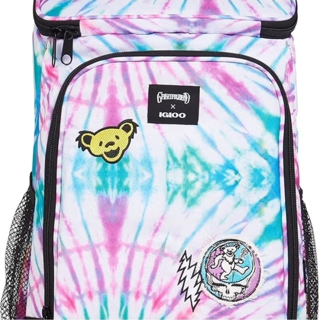 NWT Grateful Dead Backpack 24 Can Daytripper Igloo Cooler Tie Dye New
