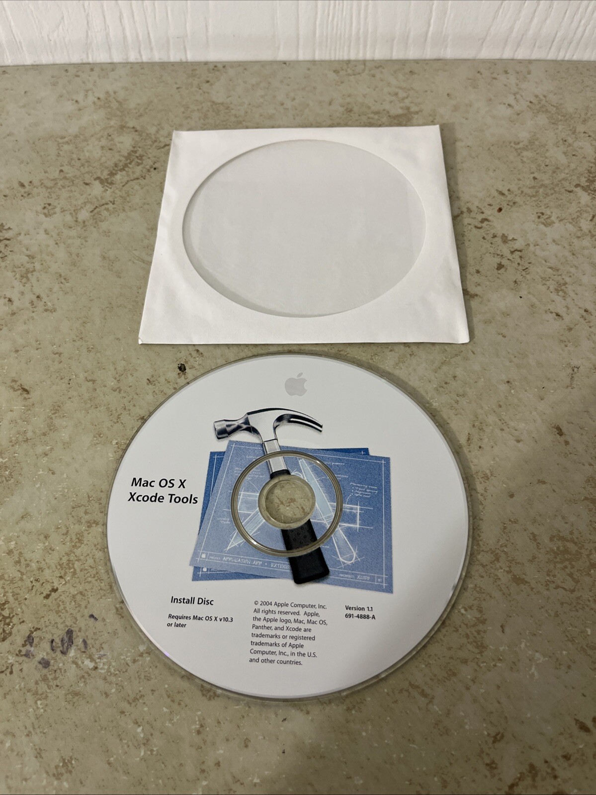 Mac OS X Xcode Tools Version 1.0 Install Disc Only