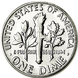 1977-D Roosevelt Dime BU