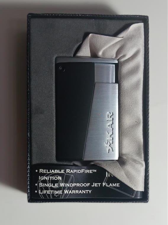 KAR LIGHTER SILVER INCLINE BACK WITH ORIGINAL BOX