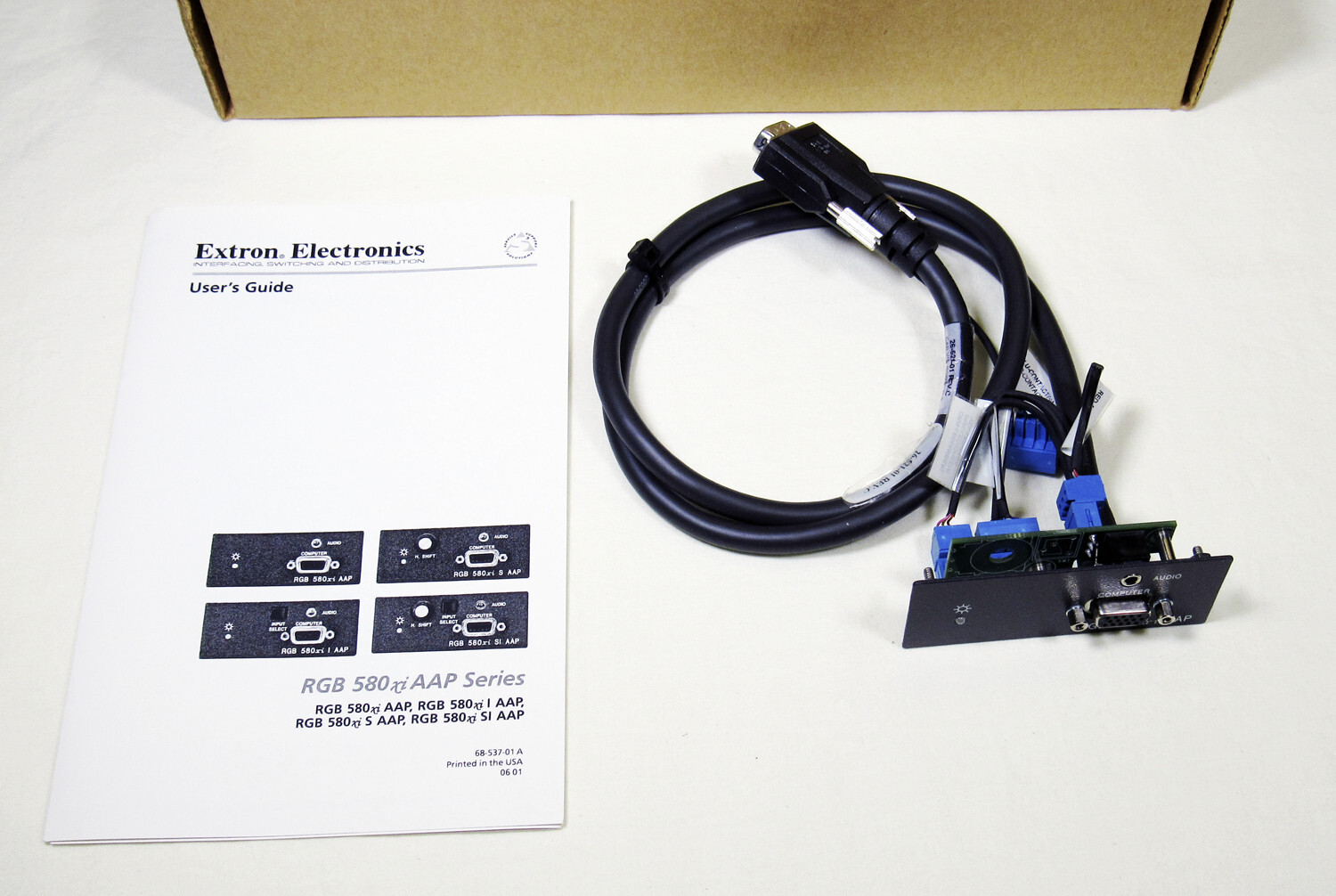 Extron 70-128-01 RBG 580xi AAP with 3' Cable – NEW IN BOX
