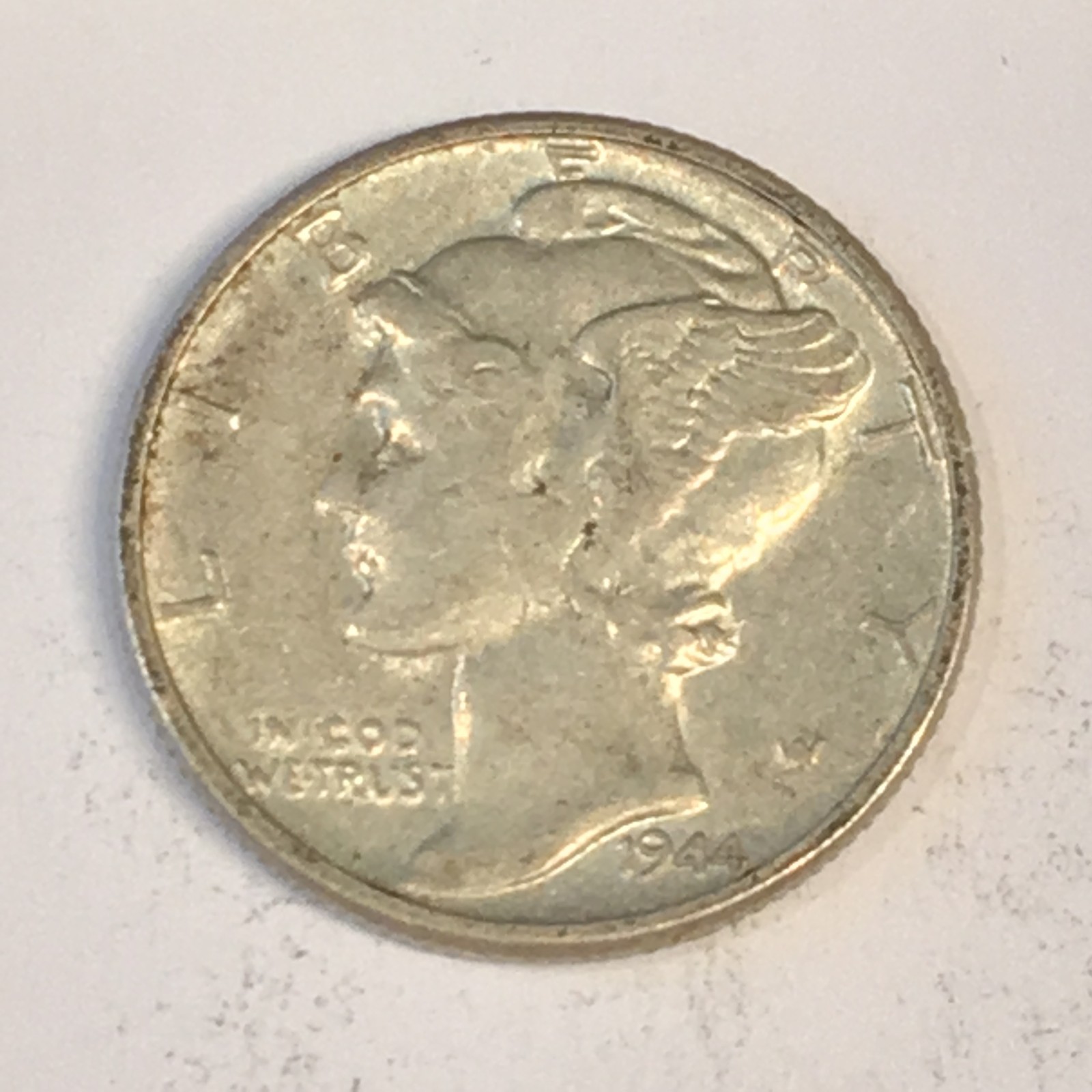 1944 Mercury Dime - Nearly Uncirculated - High Quality Scans #C153
