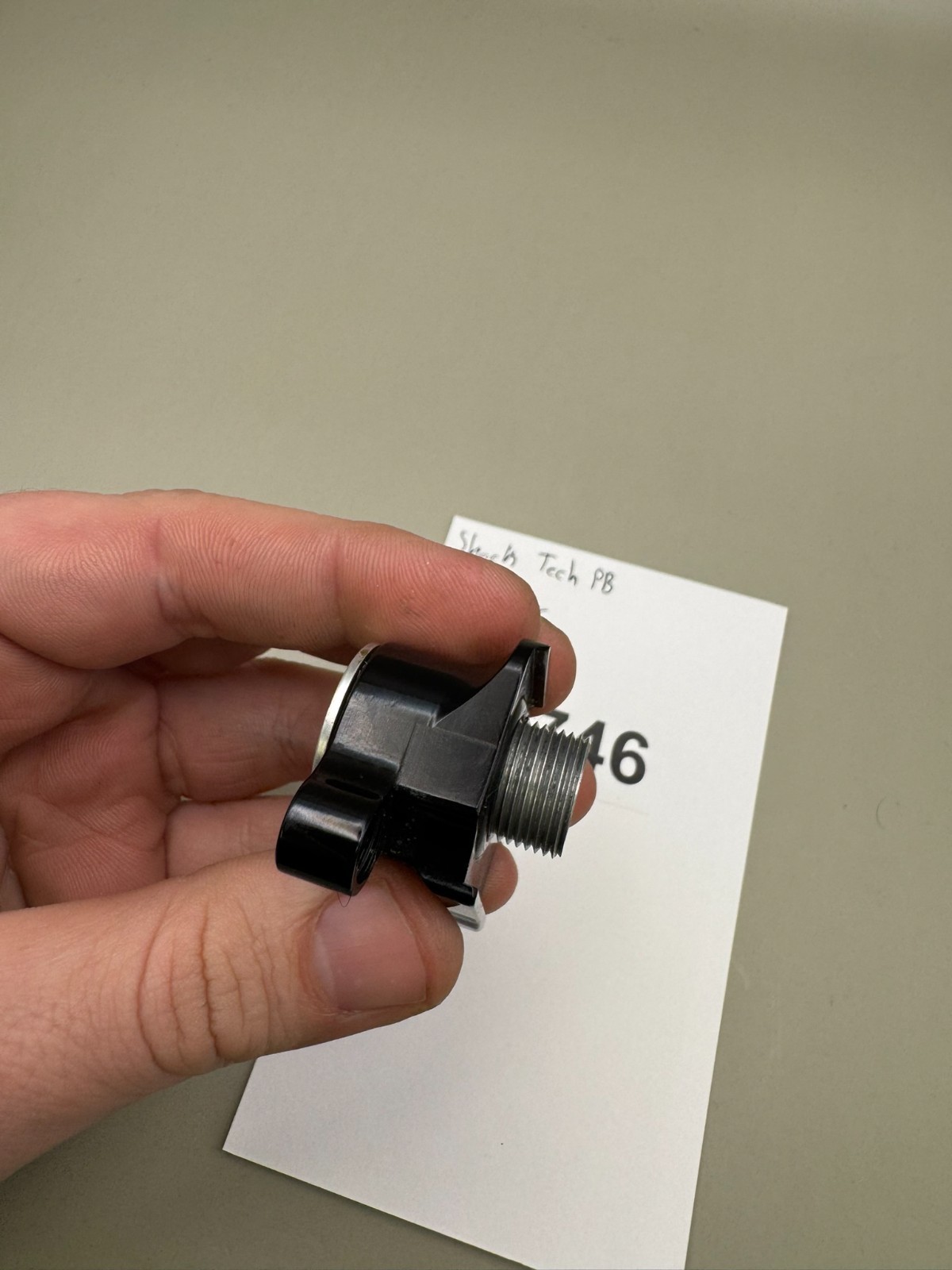 Shock Tech PB Autococker Front Block-Satin Black