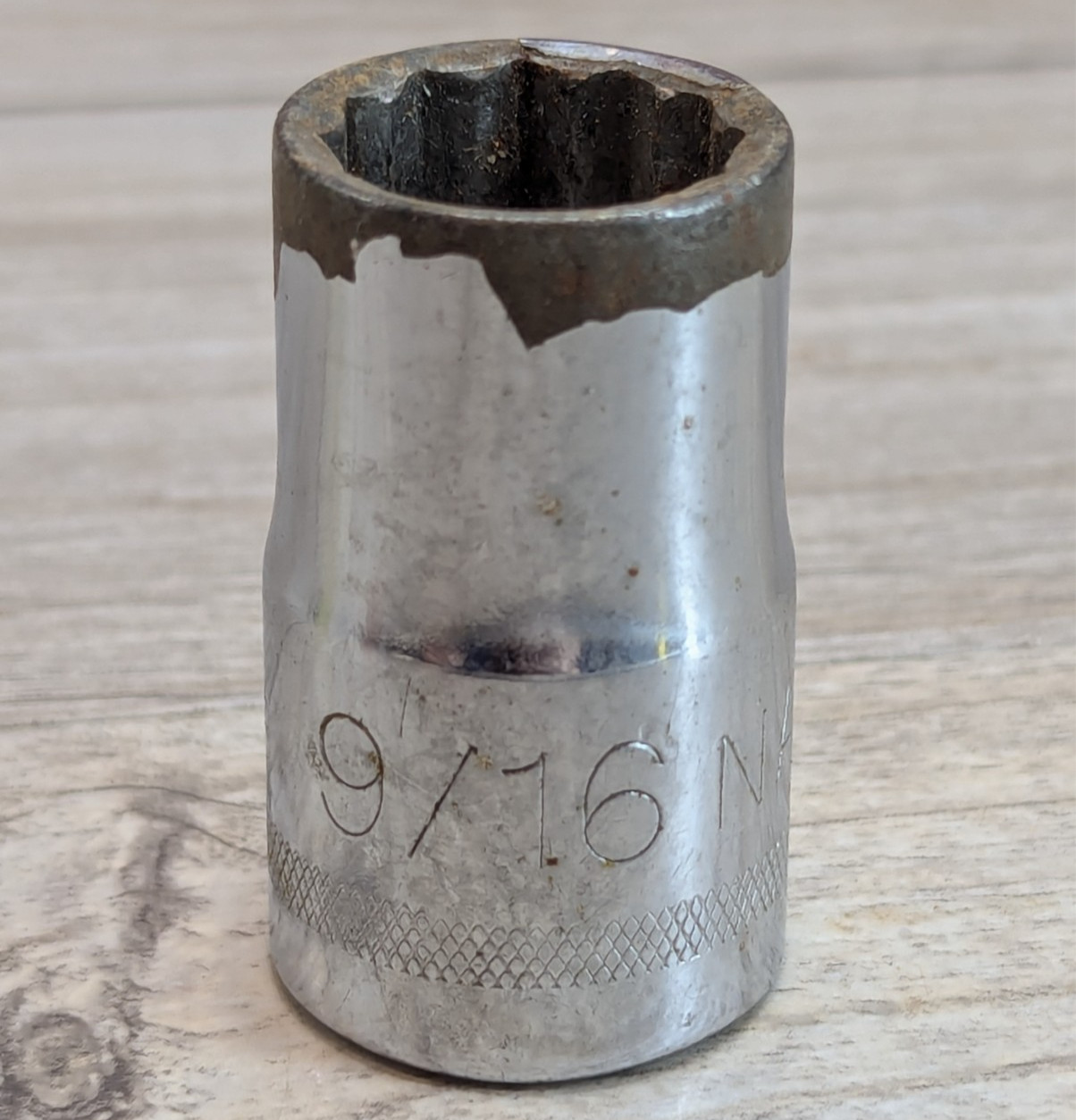 NAPA Tools 12 Point 9/16" Imperial Socket NT1218 USA