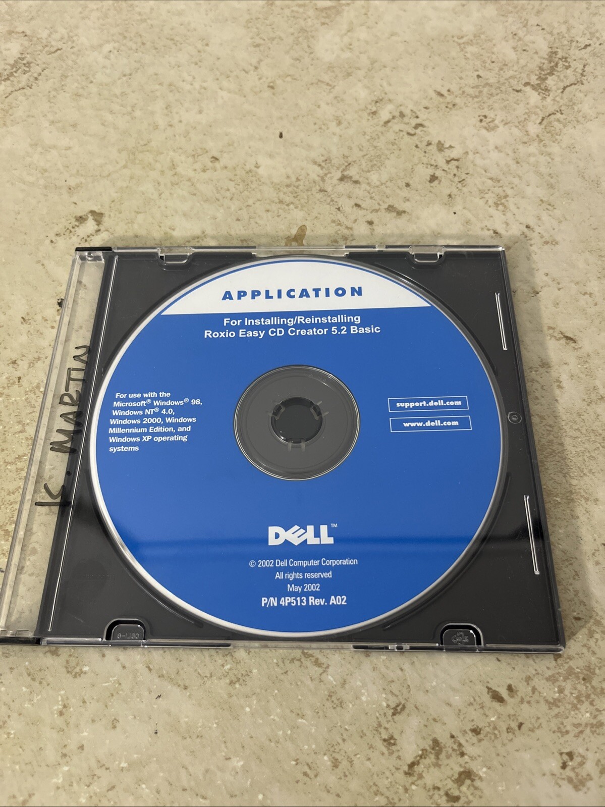 Vintage Application Installing Roxio Easy CD creator 5.2 basic CD Rom