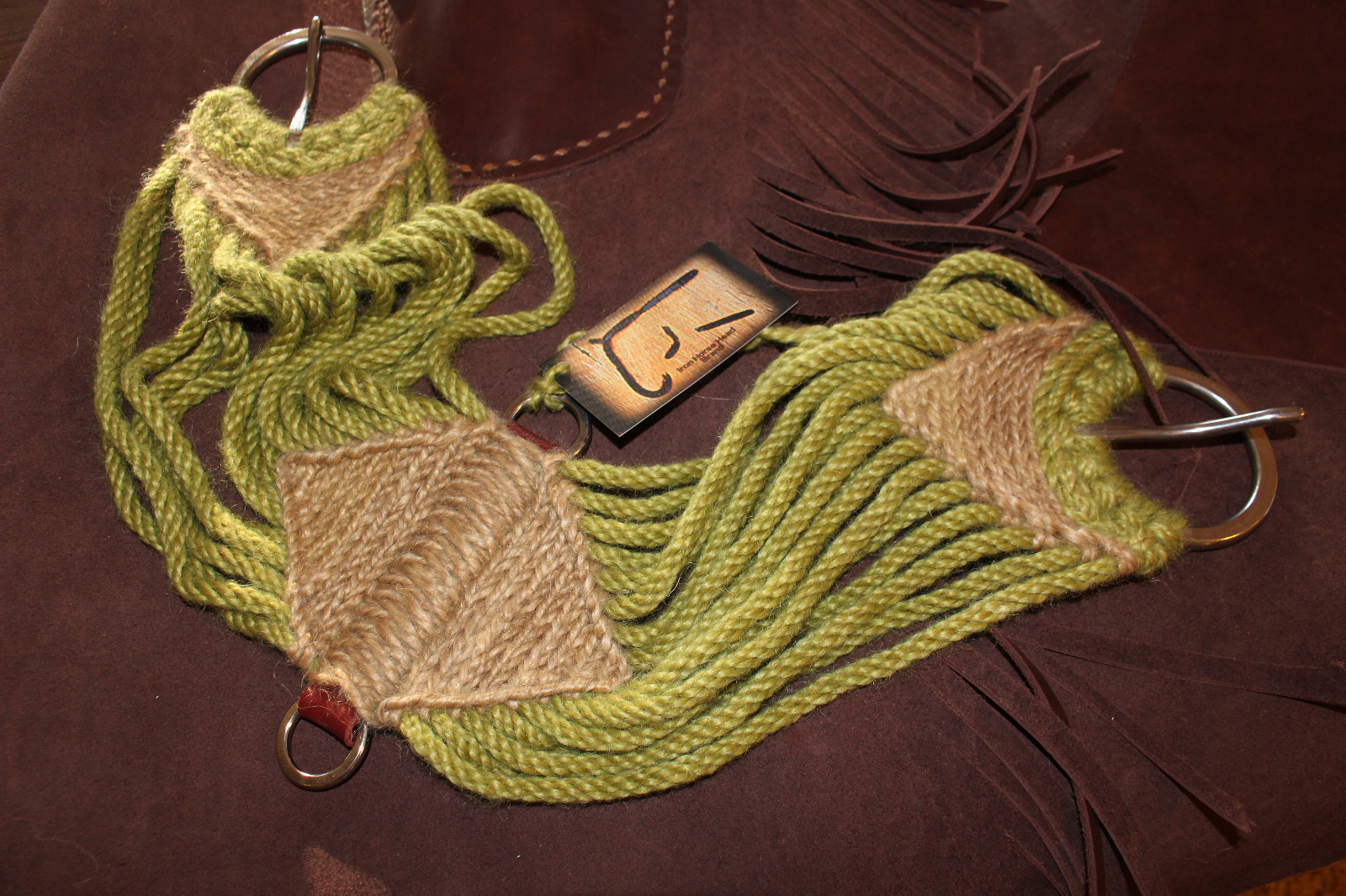 CINCH ~ GIRTH ~ CUSTOM~ Handmade 100% Mohair