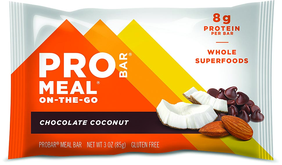 Probar Nutrition Bar Chocolate Coconut - Whole Food Energy Snack, 12-Pack