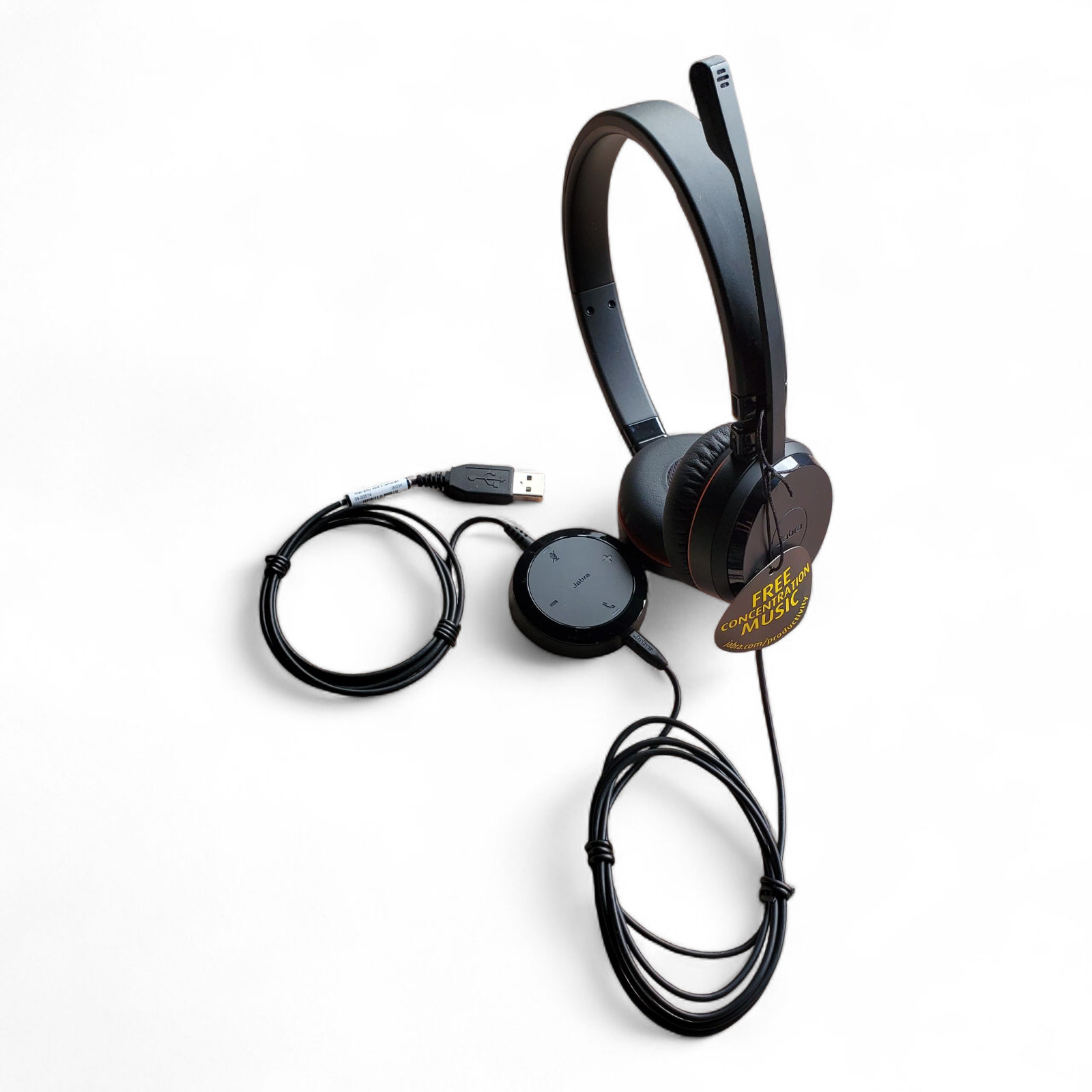Jabra Evolve 30 II UC Wired USB Headset – Noise Cancelling Mic – Tested