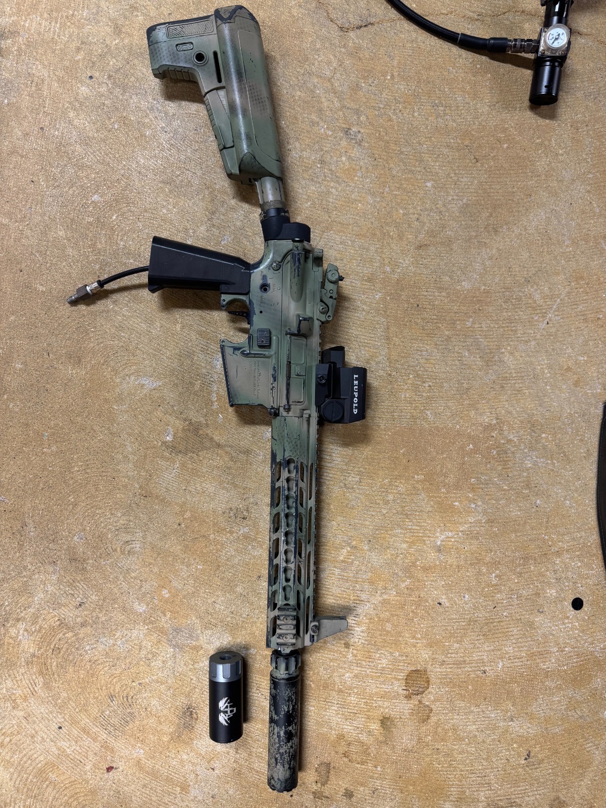 Krytac crb With Polarstar Jack HPA Tank