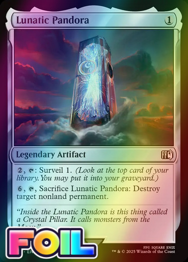 x1 Lunatic Pandora FOIL FIN Final Fantasy MTG 262 M/NM 1x