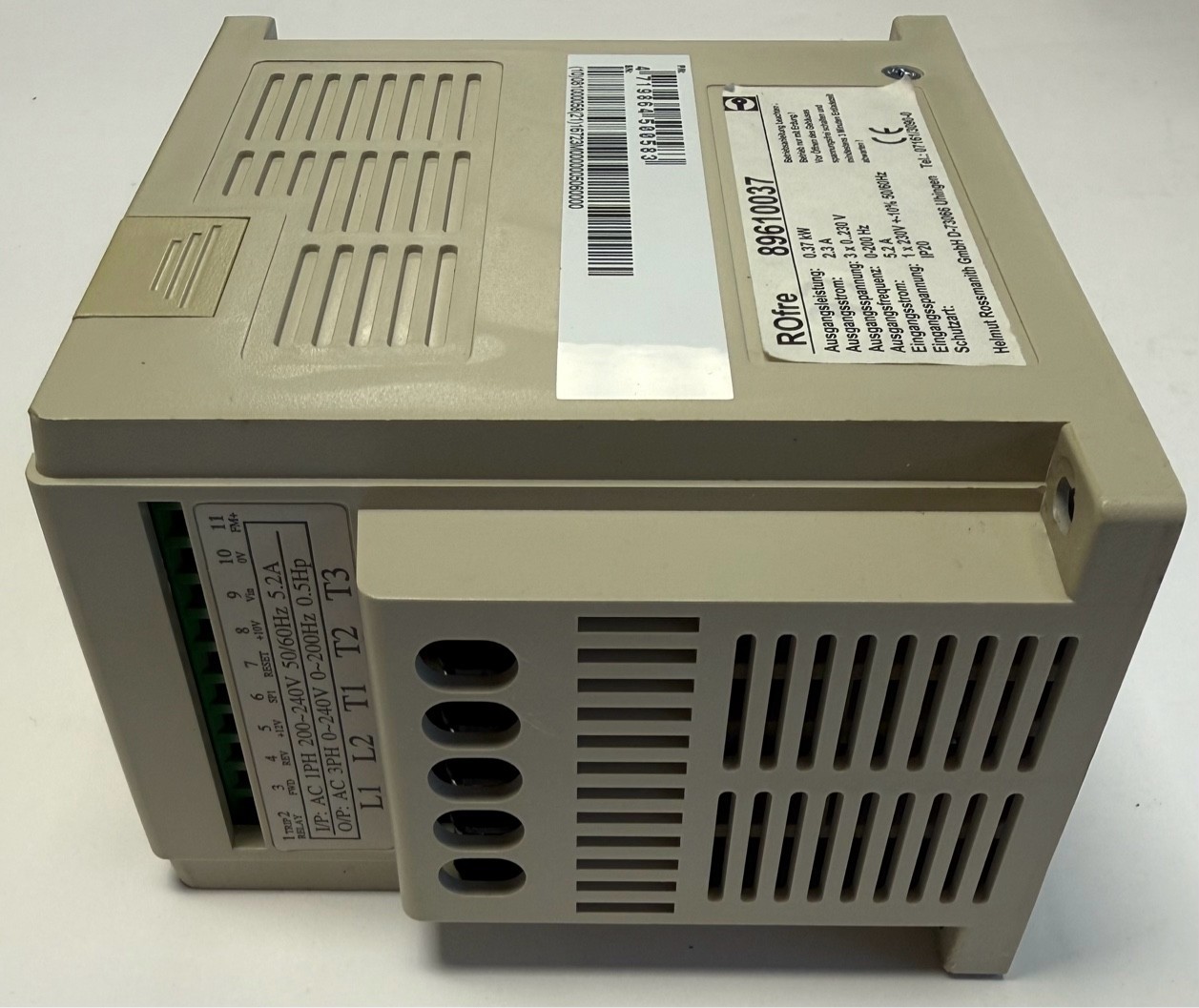 Rossmanith AC Inverter / ROfre - 896 / 0.37kW / 89610037