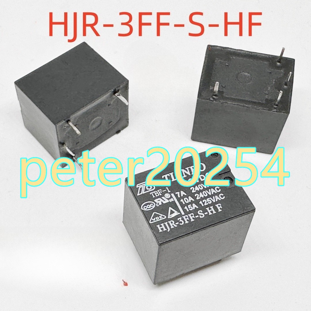 5PC New TIANBO HJR-3FF-S-HF 12VDC【15A 125VAC】 4-pin Relay #TT