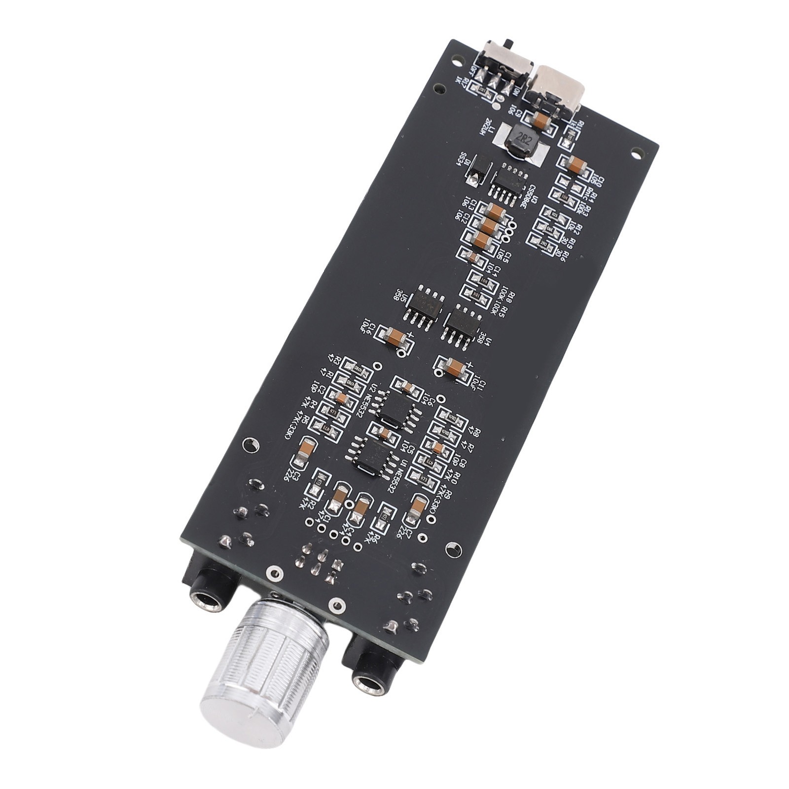 47HiFi NE5532 Headphone Amplifier Board PCB Rechargeable Earphone Amp Module 2A