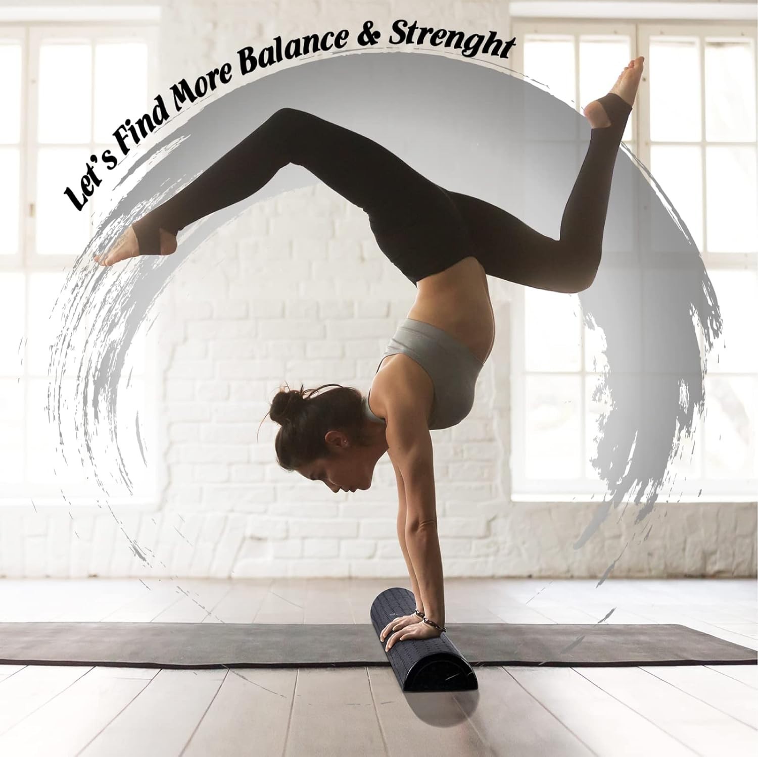 Versatile High-Density Foam Roller - Perfect for Yoga, Pilates & Stretching
