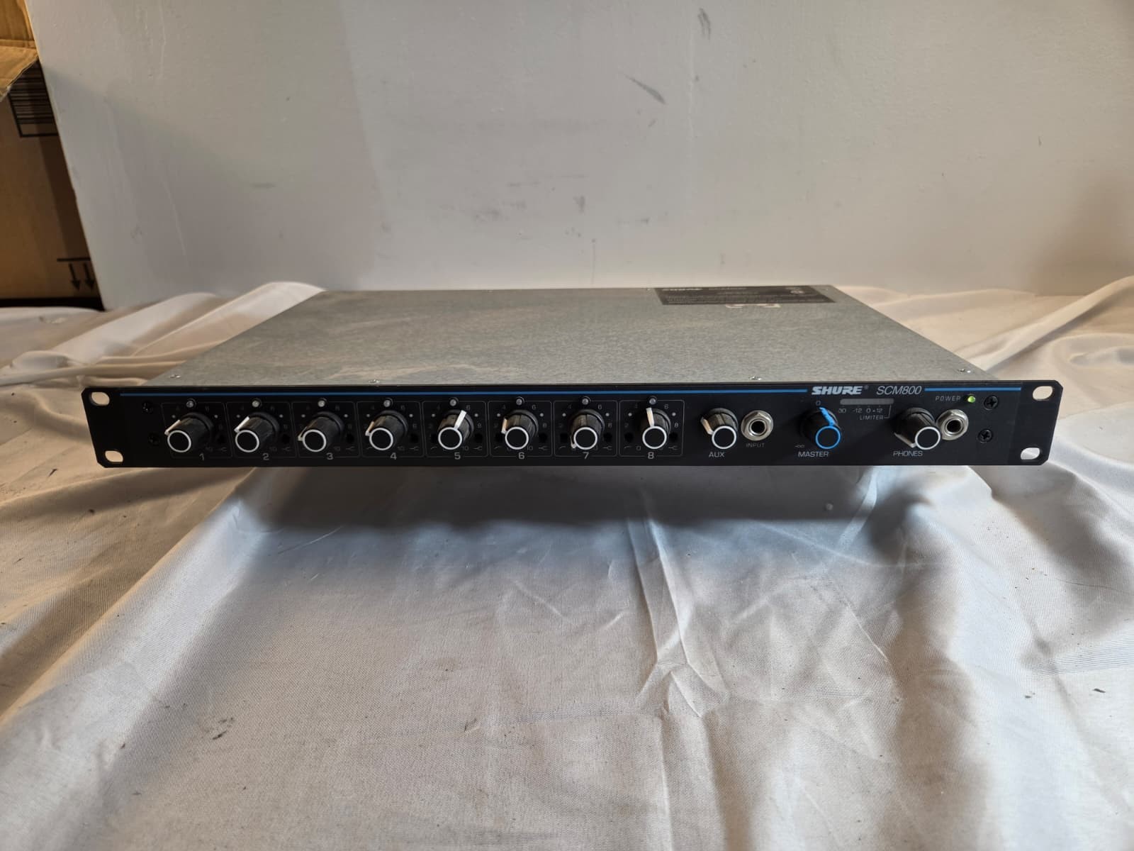 Shure SCM800 8-Channel Automatic Microphone Mixer Rackmount Tested Working