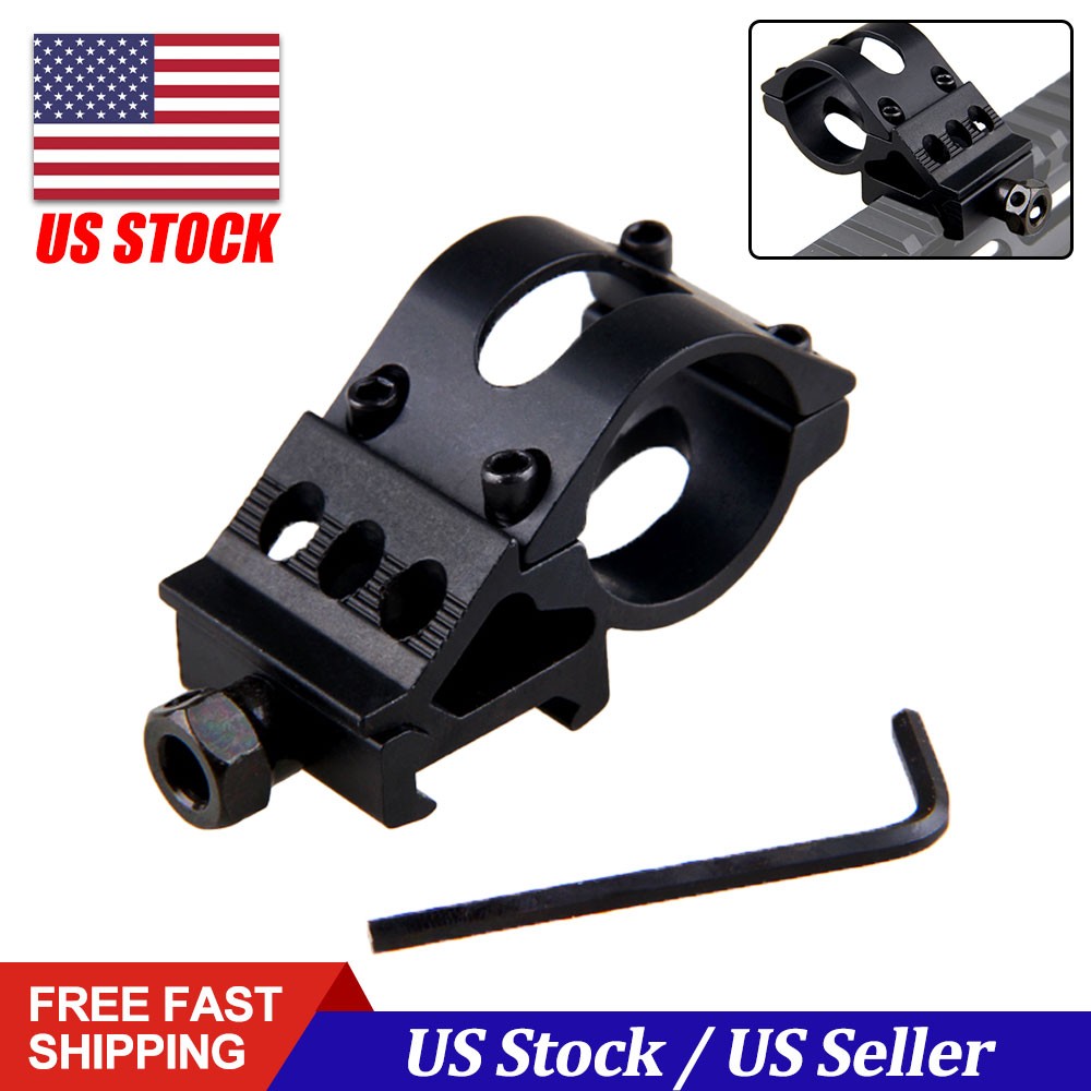 45° Offset Release Laser Light Scope Mount 1in 25.4mm Rings 20mm Picatinny Rail