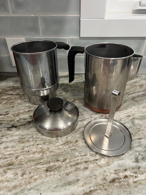 Vintage Revere Ware Copper Clad Drip Coffee Maker