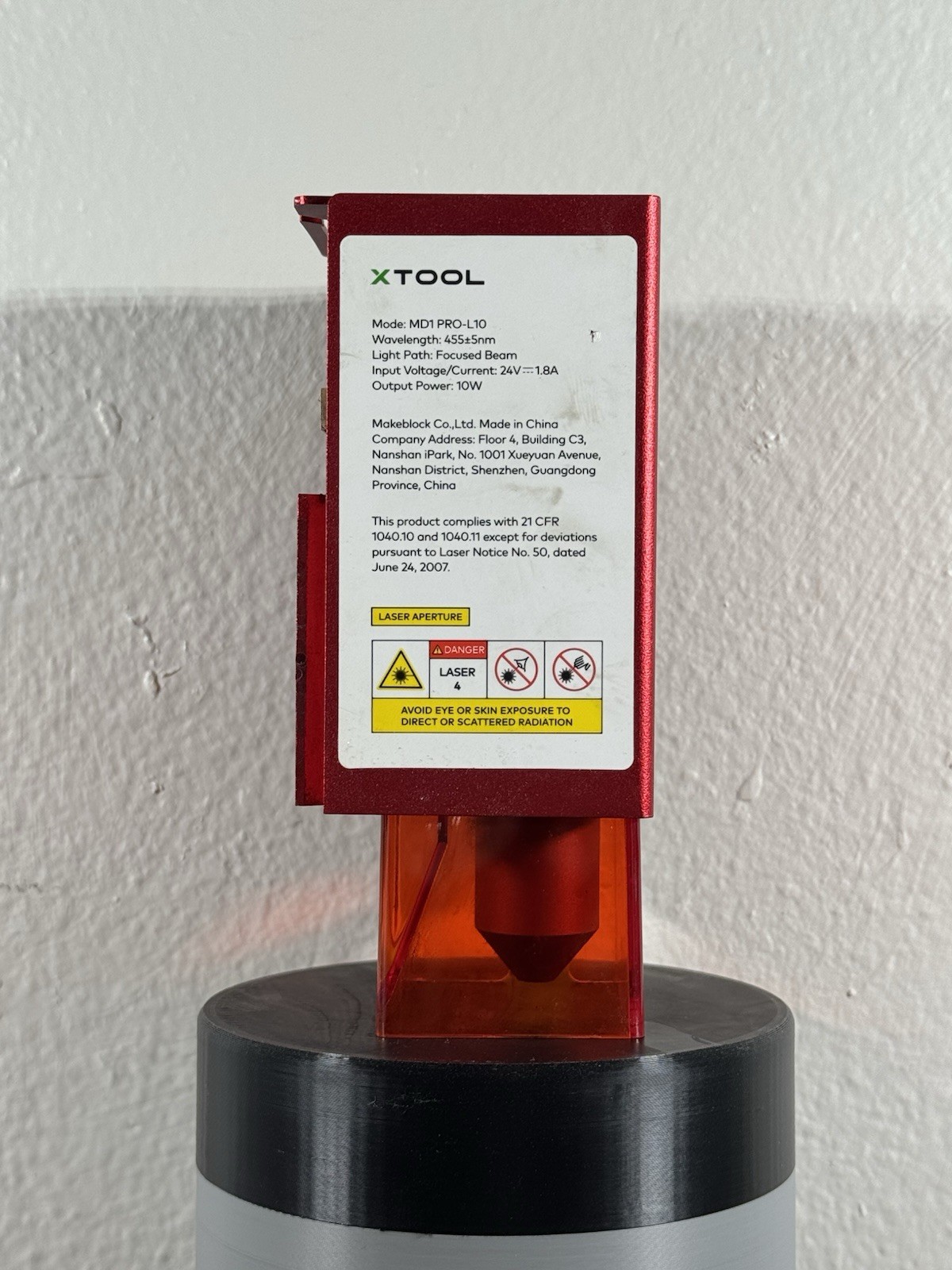 XTool D1 PRO-L10 D1 Diode Laser Engraver Red