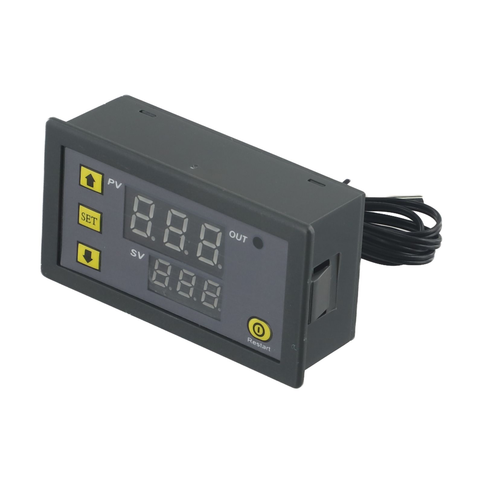 20A Digital Temperature Controller Thermostat Meter Temp Sensor Switch Red+Blue