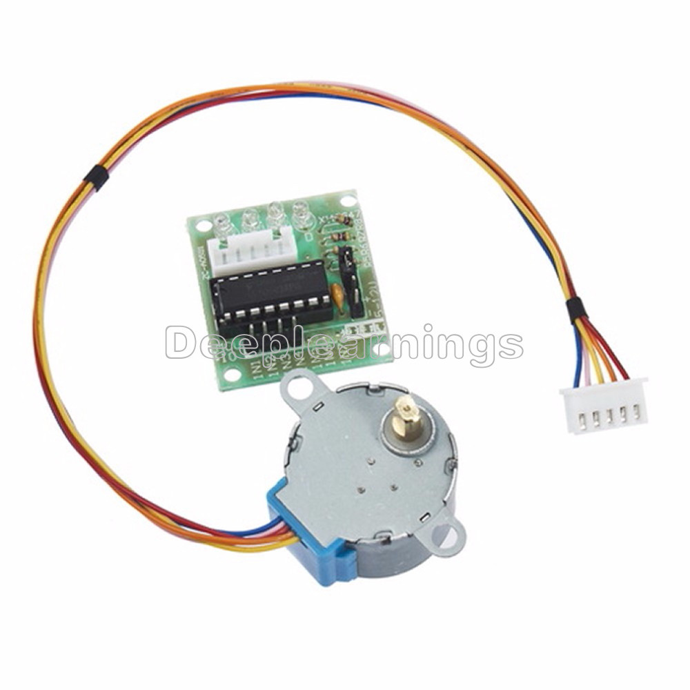 5V Stepper Motor 28BYJ-48 With Drive Test Module Board ULN2003 5 Line 4 Phase