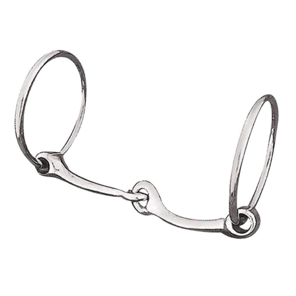 25-4754 Weaver Leather 6" Stainless Steel Jointed Snaffle Draft Bit NEW