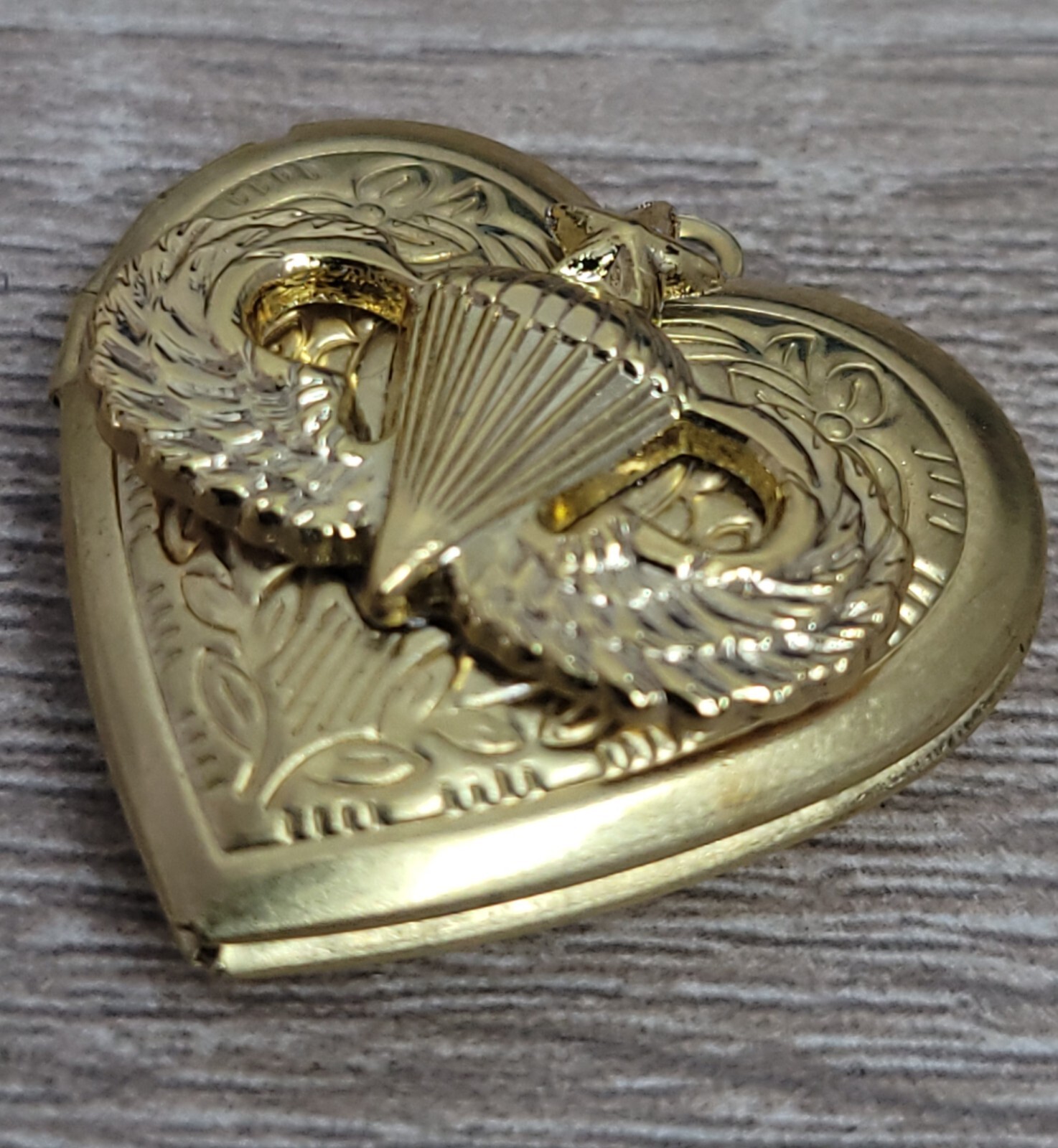 SWEETHEART US Military Army Senior Jump Wing LOCKET Pendant DOUBLE PHOTO