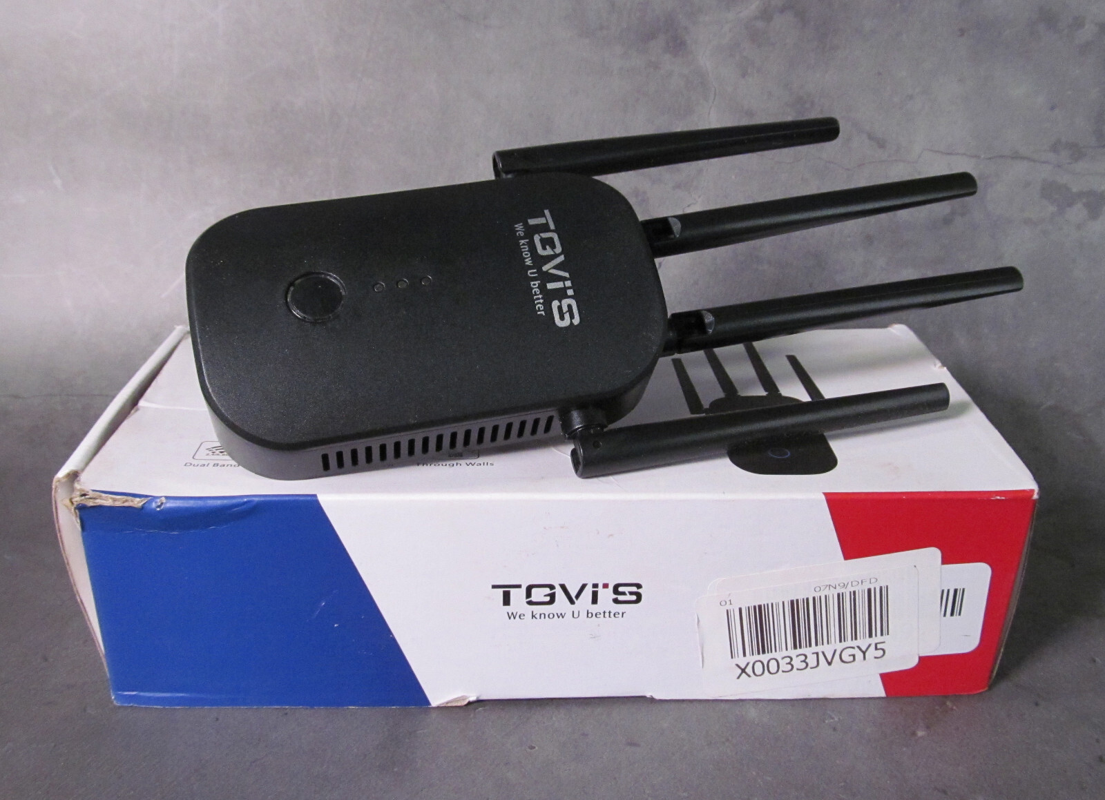 TGVI'S Dual-Band Repeater, 1200 Mbps, Model CF-WR758AC