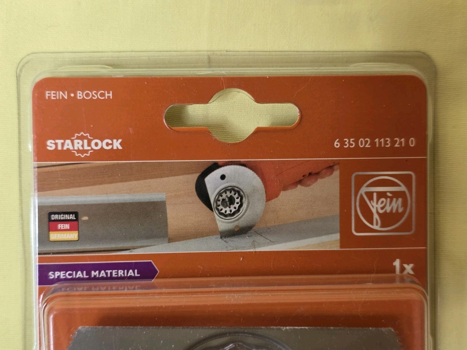 FEIN 63502113210 ~ Oscillating Tool Blade ~ Semi-Circular