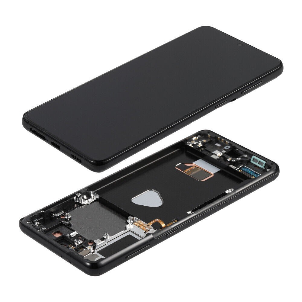 For Samsung Galaxy S21 Plus 996U OLED Display LCD Touch Screen Digitizer Frame