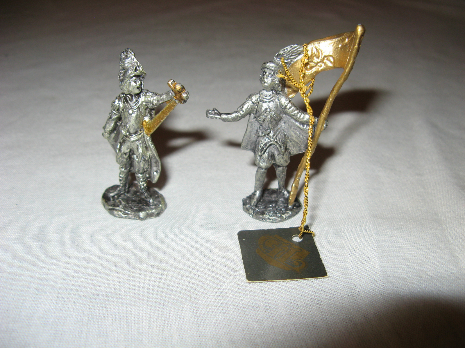 Good Company Lot Of 2 Pewterite Figure Prince of the Golden Light 1989 1 w Tag