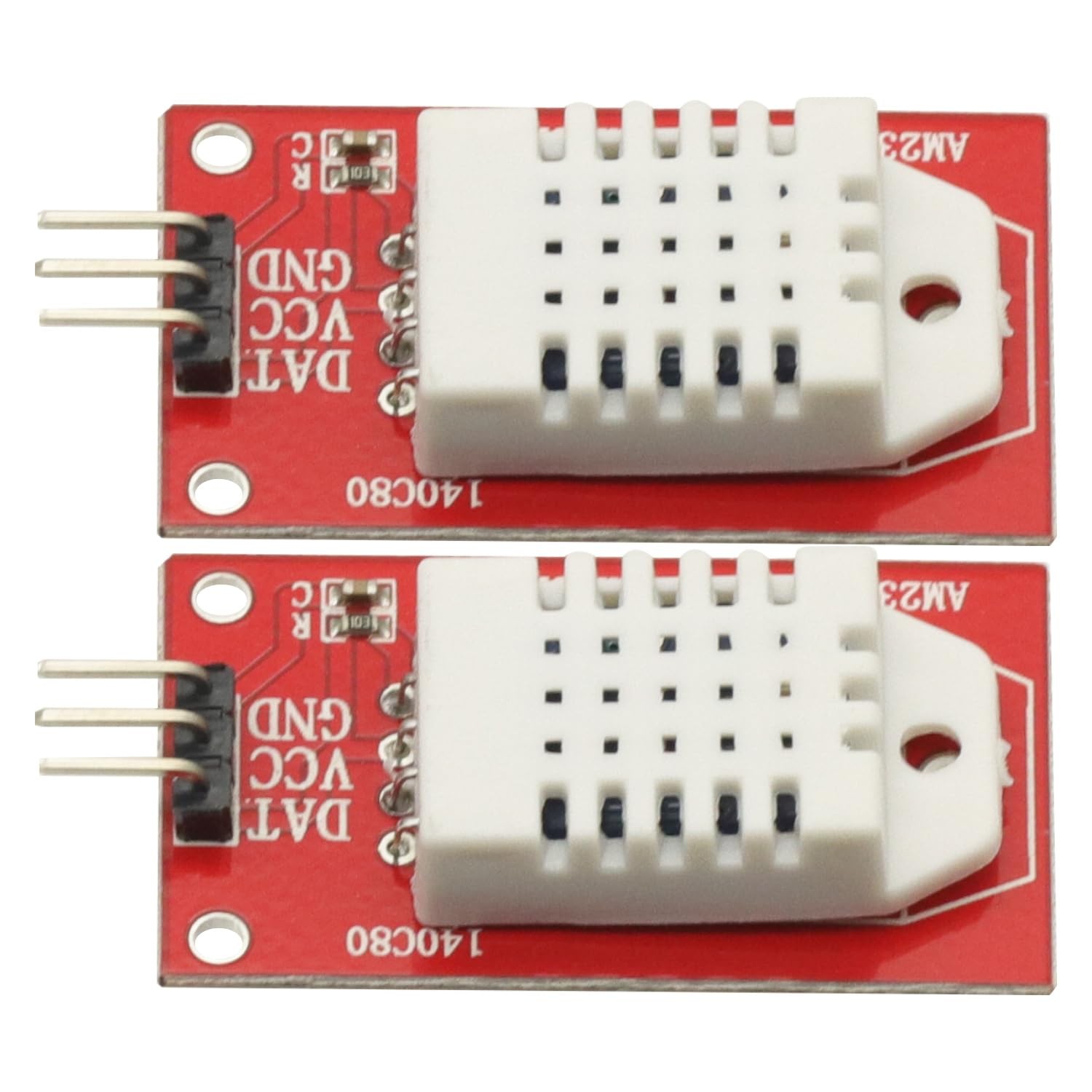 2 Pcs AM2302 DHT22 Digital Temperature and Humidity Sensor Module 5V Single B...
