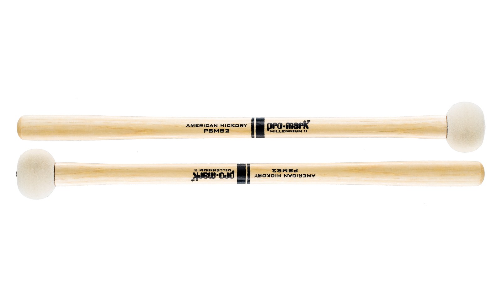Promark Performer Marching Bass - Felt #2 Drum Mallets