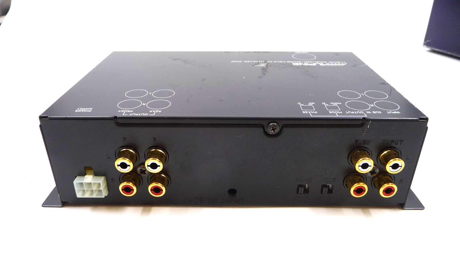 ALPINE 3342 complete in box old school equalizer preamp spectrum analyzer JAPAN