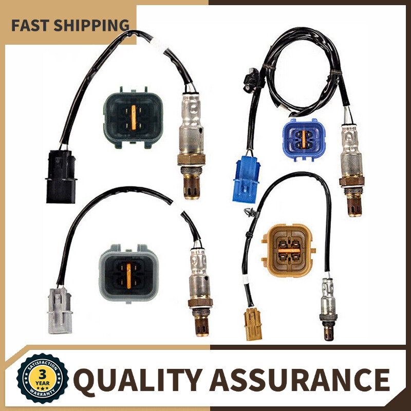 4PCS Oxygen Sensors For 2019 Hyundai Santa Fe XL 2014-2016 Kia Cadenza 3.3L V6
