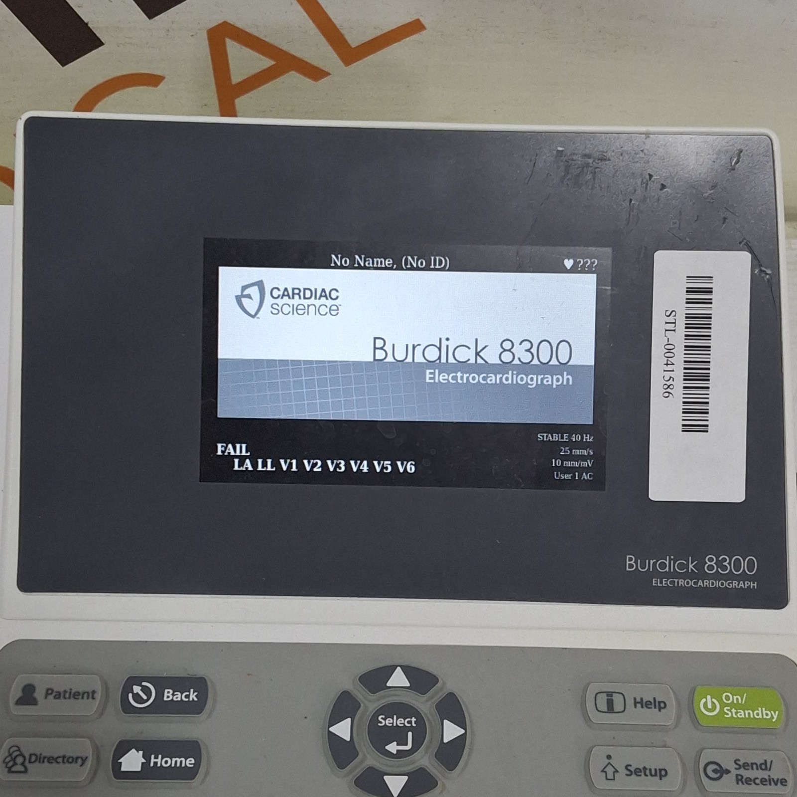 Cardiac Science Burdick 8300 ECG