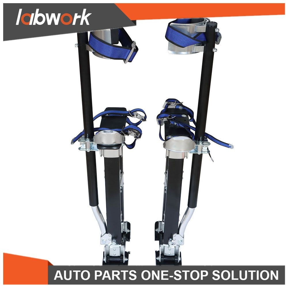 Labwork Black Adjustable 18”-30” Drywall Stilts Tool For Painters Walking Taping