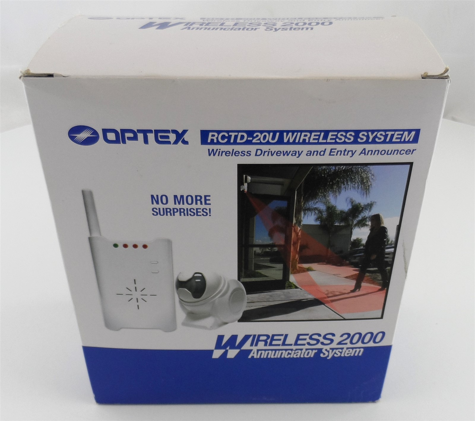 Optex RCTD20U 2000ft Wireless Driveway Alert System Kit New in Open Box