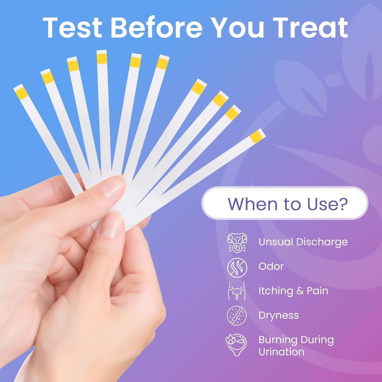 Accurate Vaginal pH Strips – Quick 50 Strip Kit for Yeast & BV Testing