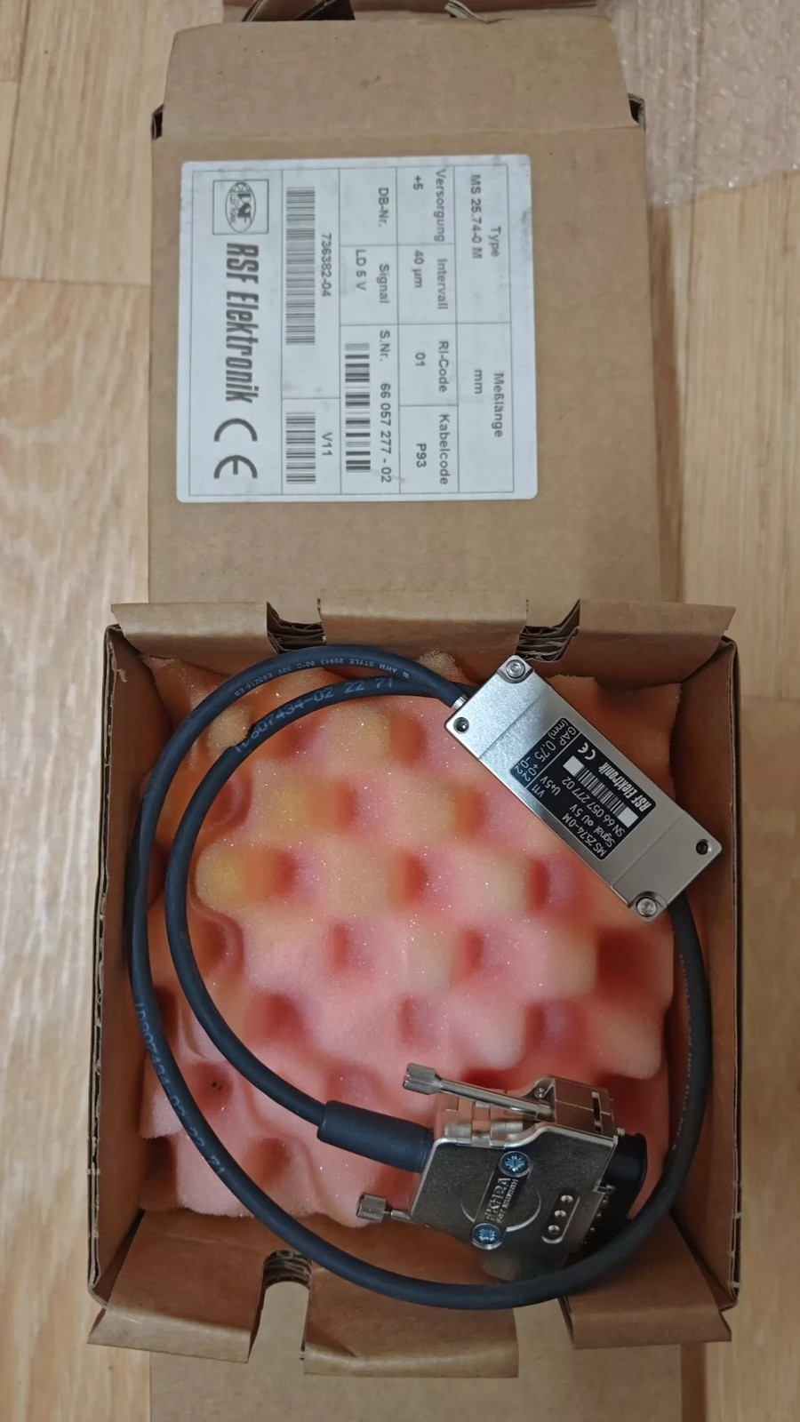 1pc NEW RSF Elektronik MS 25.74-0M Grating ruler reading head Fastshipping