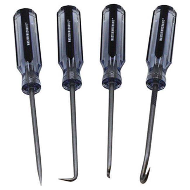 Pratt-Read 103547 Master Mechanic Precision Hook & Pick Set 4 Piece