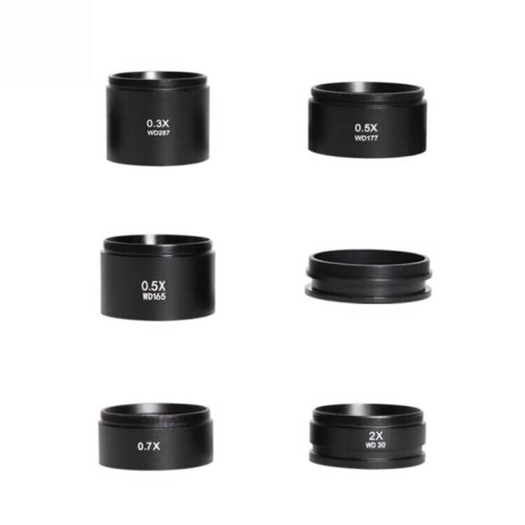 High Quality Optical Glass Auxiliary Lens for Stereo Microscope 48mm Interface