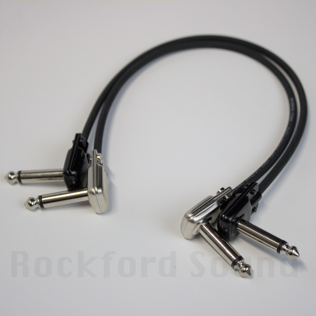 Sommer SC-Onyx Tynee Patch Cable - Right Angle to Right Black Squareplugs