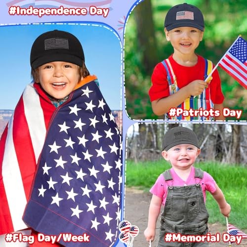 Baby Baseball Cap Toddler Baseball Hat American Flag Hat Infant Hat Baby Ball