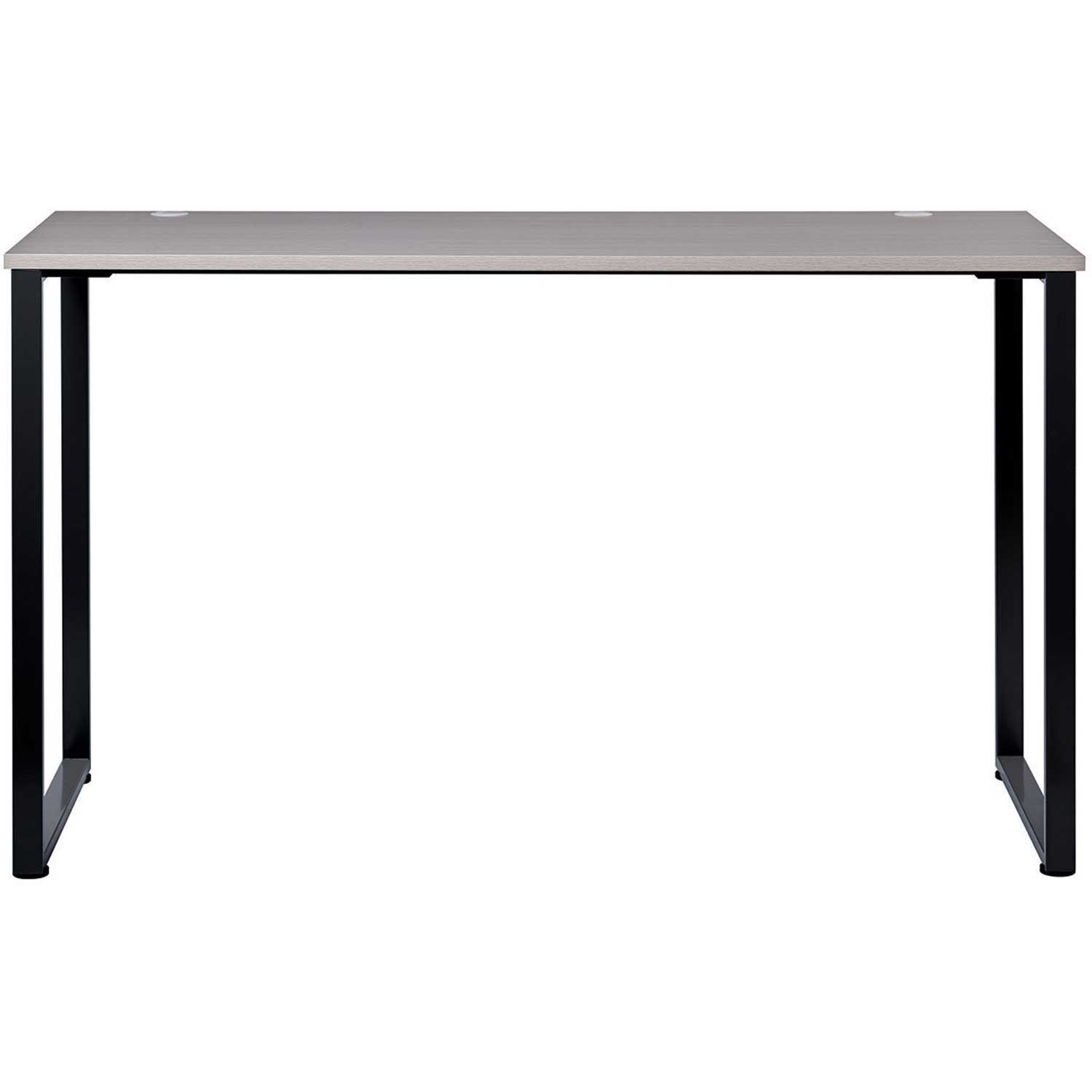 Open Plan Standing Height Desk Gray Top with Black Legs 72"W x 30"D x 40"H