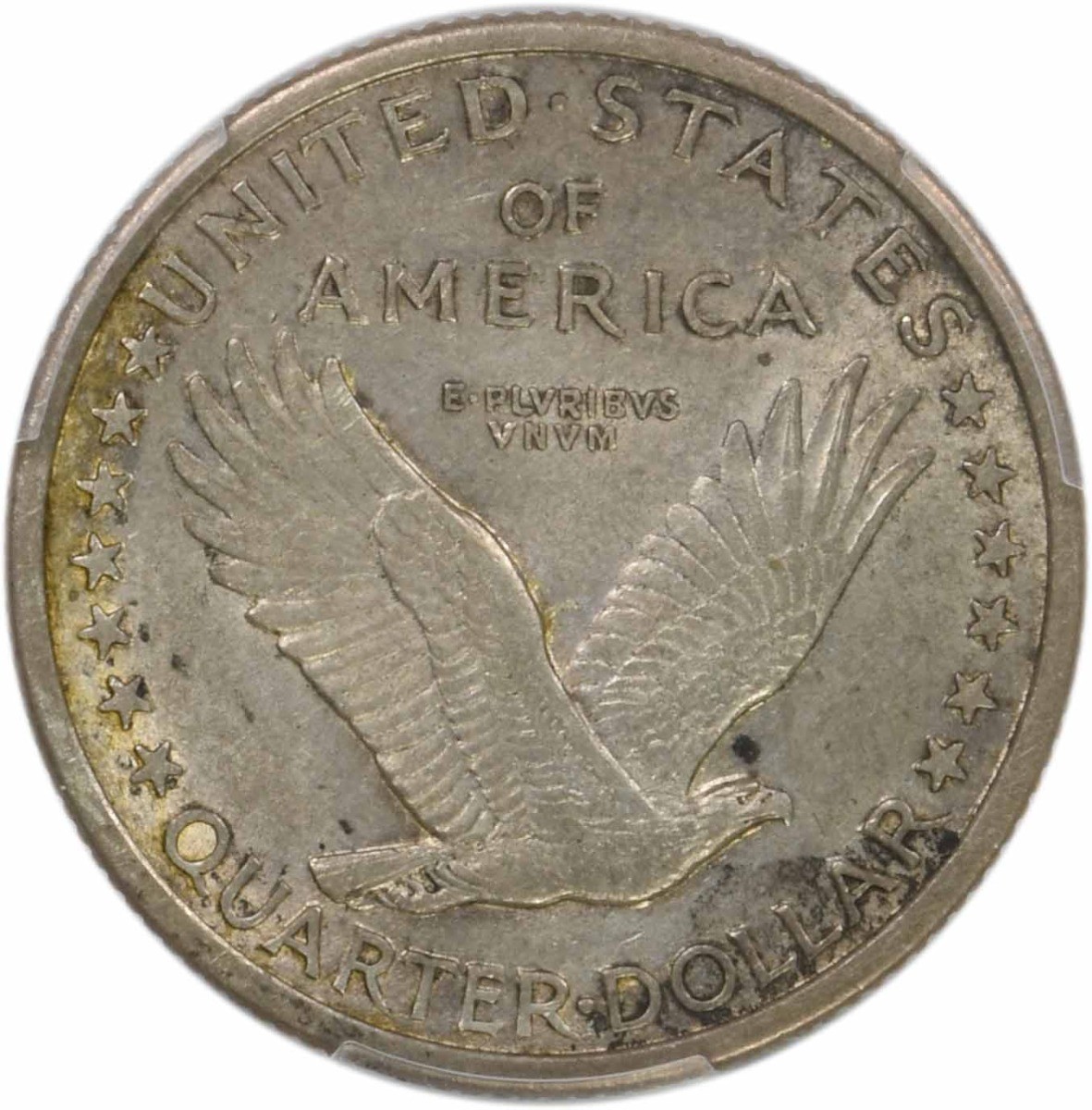 1916 Standing Liberty Silver Quarter EF45 PCGS (CAC)