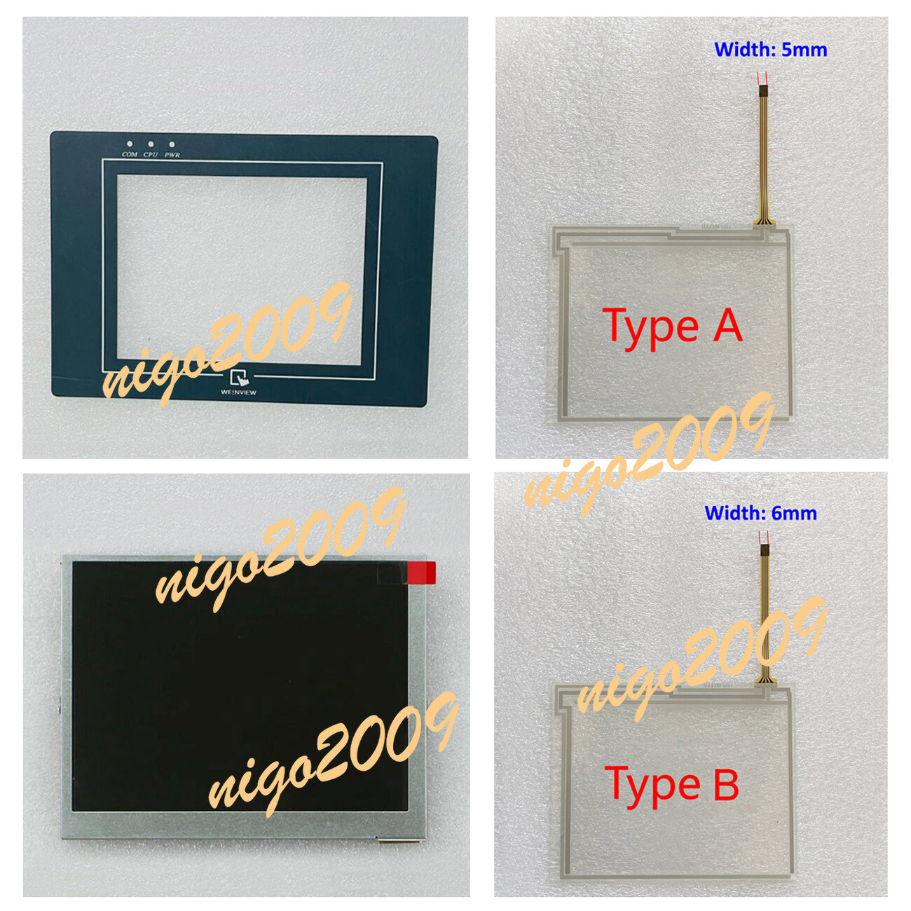 Fit for WEINVIEW MT506 MT506M MT506MV Touch Screen Glass Screen LCD Display Film